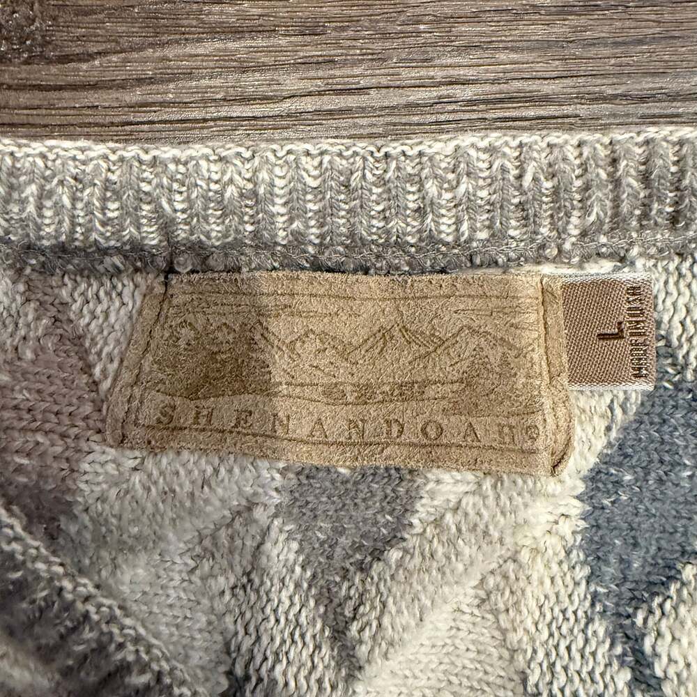 Vintage Shenandoah Golf Scene Motif Crewneck Sweater Mens XL Made In USA